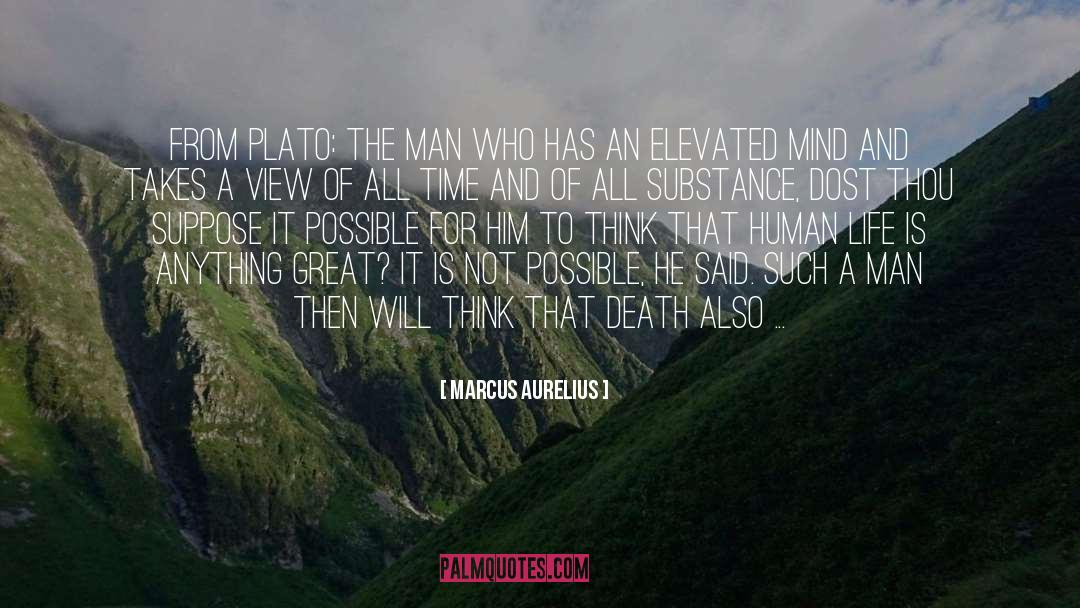 Elevated quotes by Marcus Aurelius