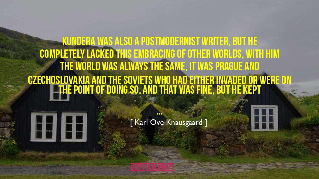 Elevated quotes by Karl Ove Knausgaard