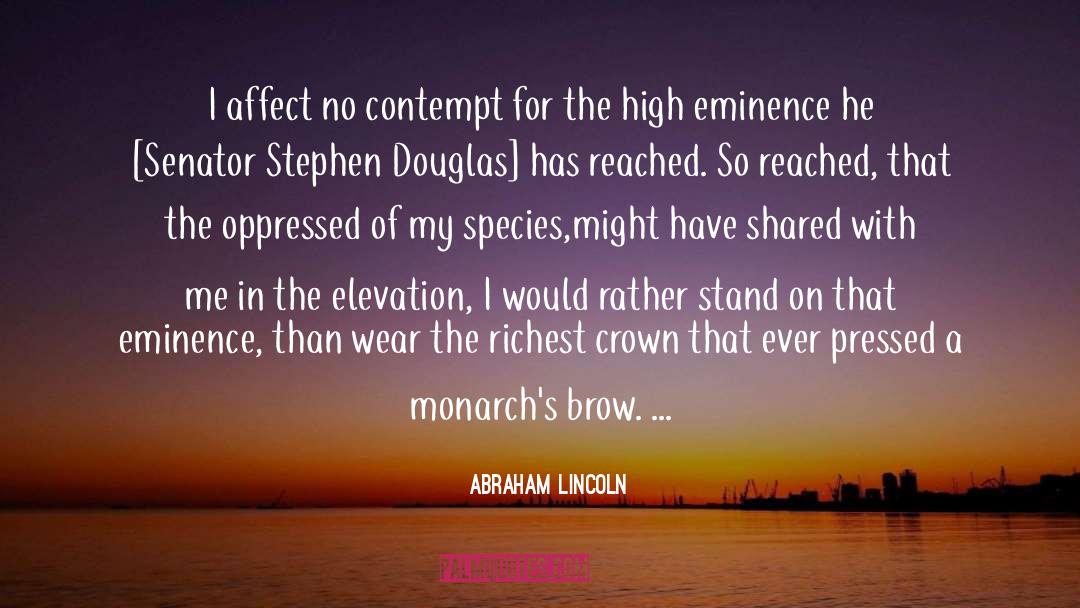 Elevation quotes by Abraham Lincoln