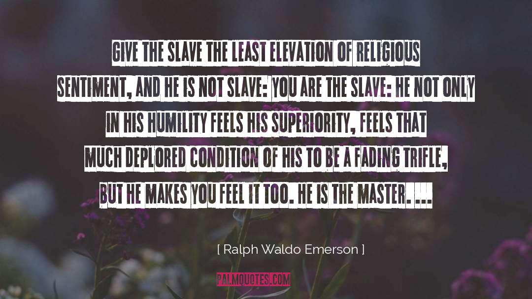 Elevation quotes by Ralph Waldo Emerson