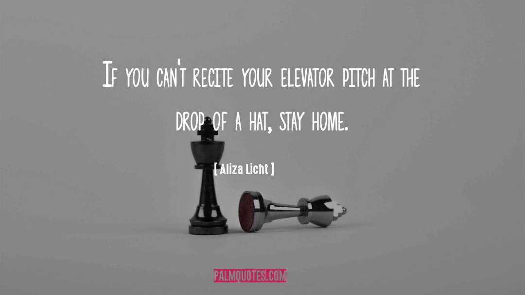 Elevator Pitch quotes by Aliza Licht