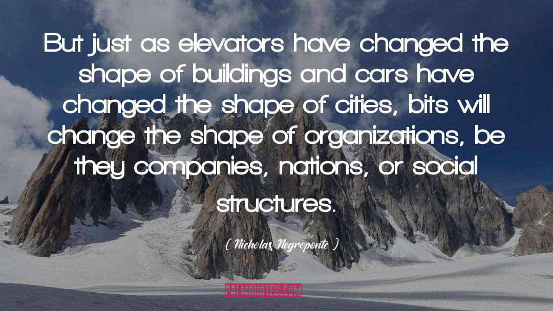 Elevators quotes by Nicholas Negroponte