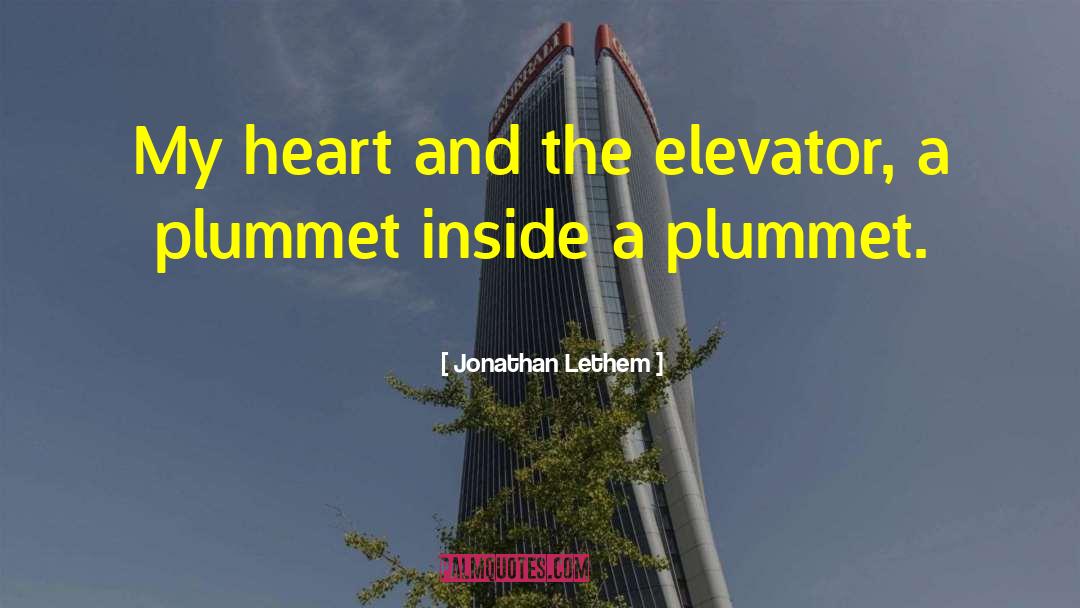 Elevators quotes by Jonathan Lethem