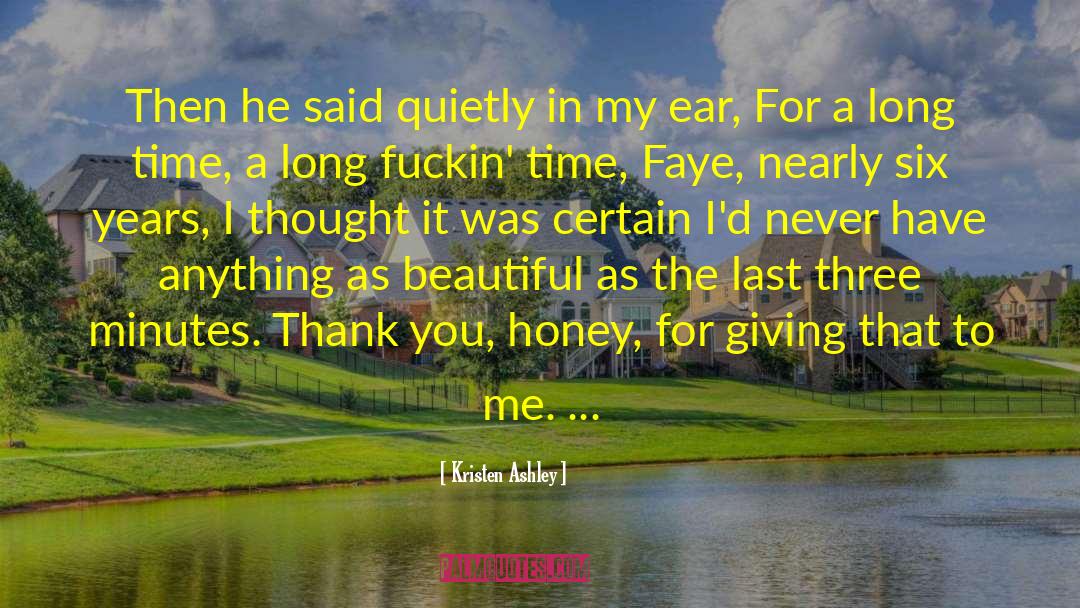 Eleven Minutes quotes by Kristen Ashley