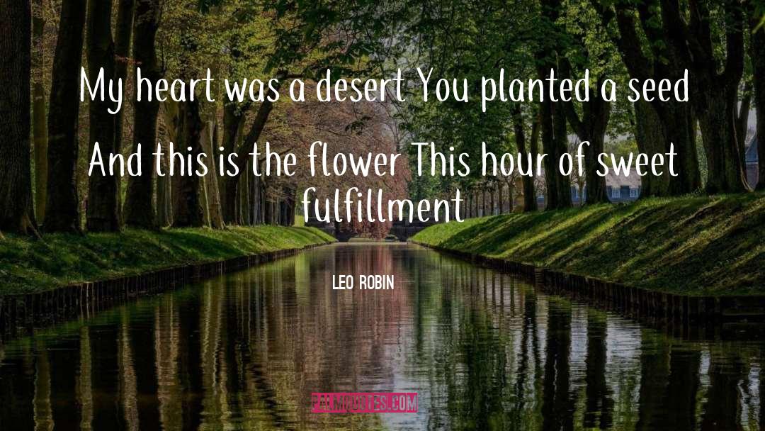Eleventh Hour quotes by Leo Robin