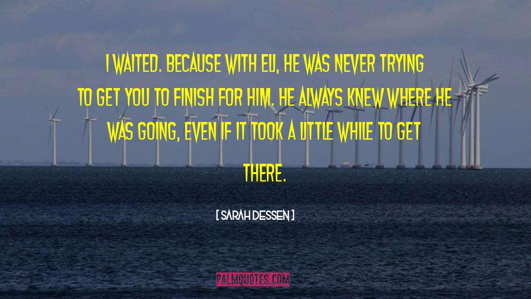 Eli Nash quotes by Sarah Dessen