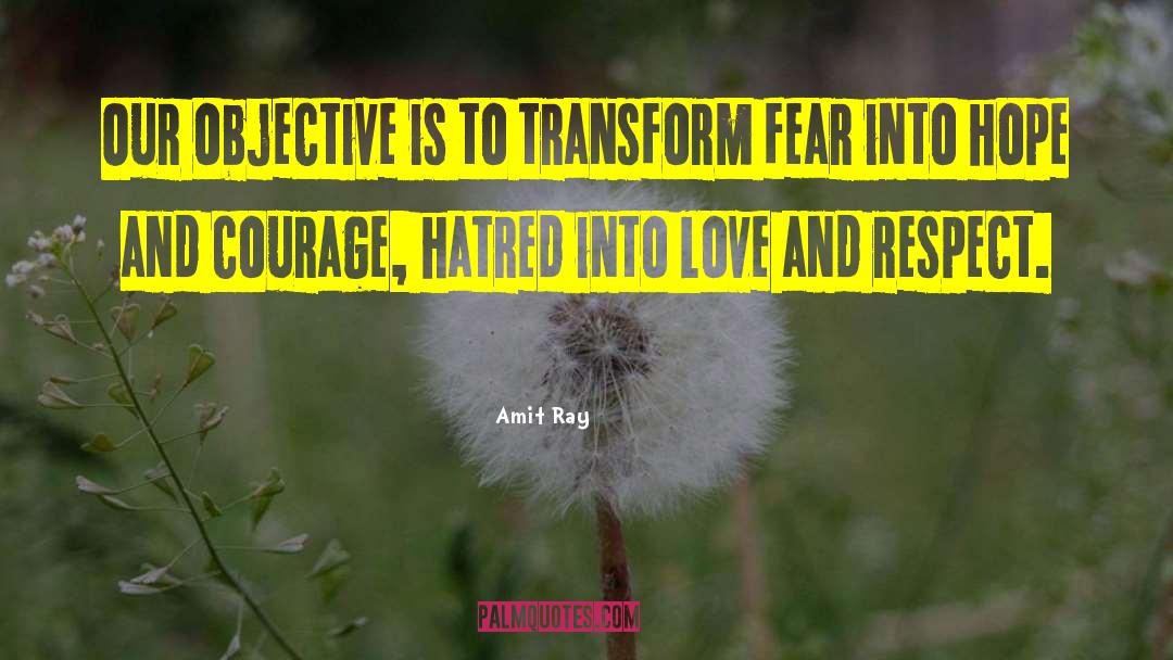 Eliminate Fear quotes by Amit Ray