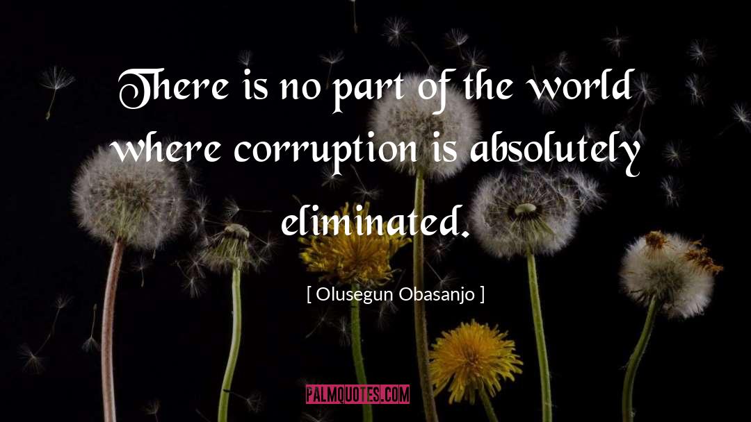 Eliminated quotes by Olusegun Obasanjo