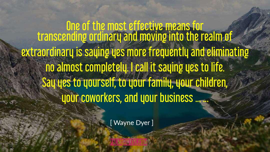 Eliminating quotes by Wayne Dyer