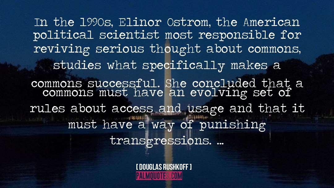 Elinor quotes by Douglas Rushkoff