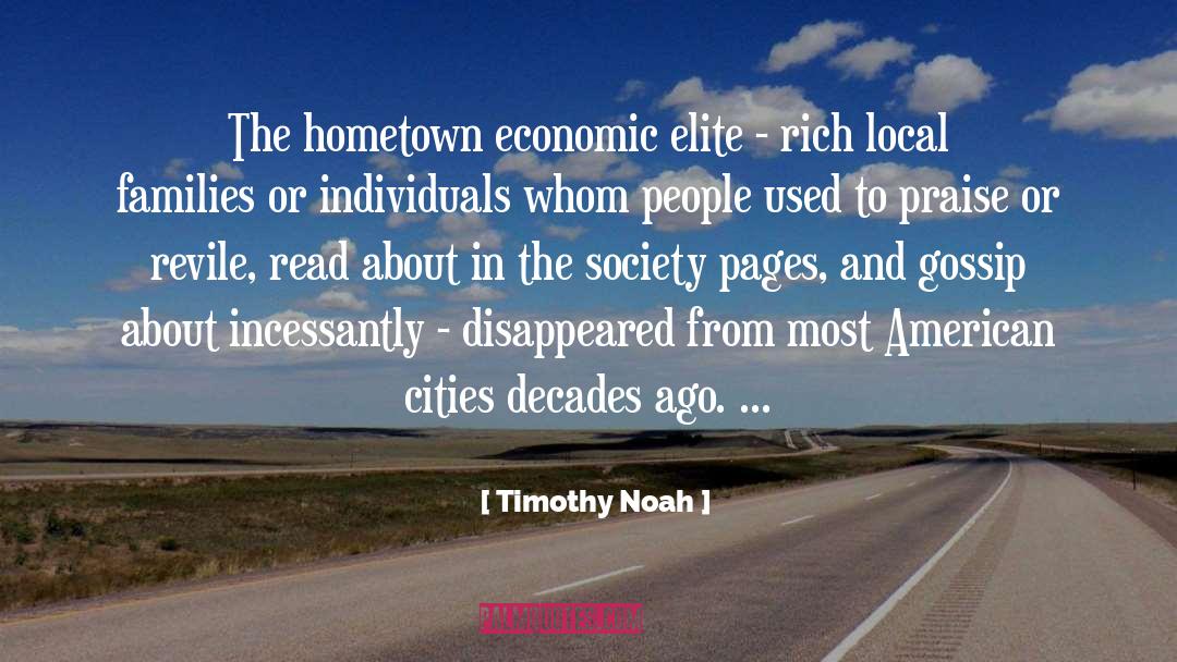 Elite quotes by Timothy Noah