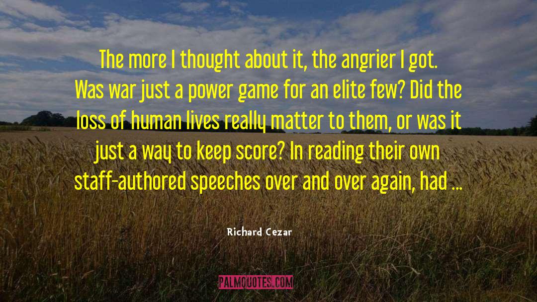 Elite quotes by Richard Cezar