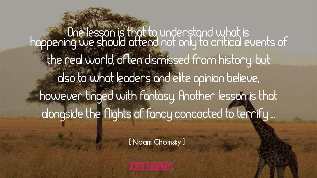 Elite quotes by Noam Chomsky