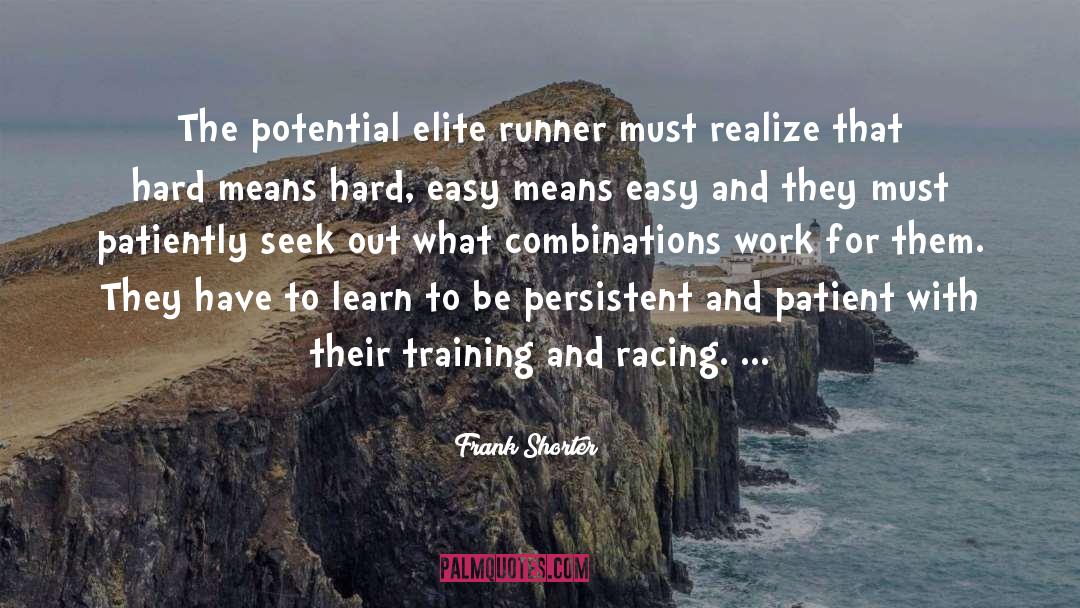 Elites quotes by Frank Shorter