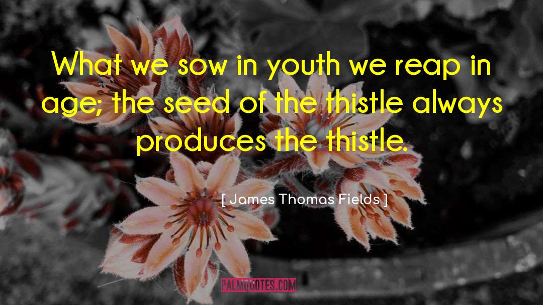 Elixir Of Youth quotes by James Thomas Fields