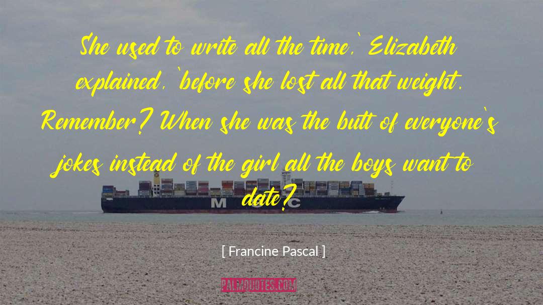 Elizabeth Sds quotes by Francine Pascal