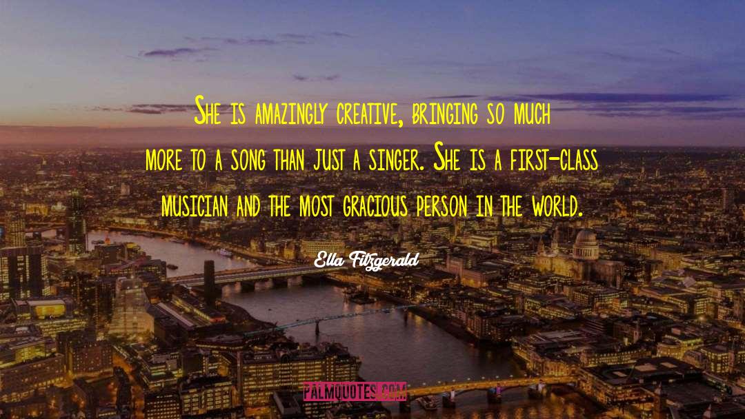 Ella May quotes by Ella Fitzgerald