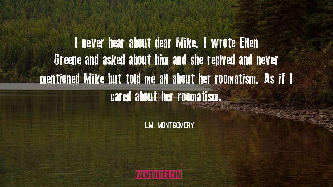 Ellen Sussman quotes by L.M. Montgomery