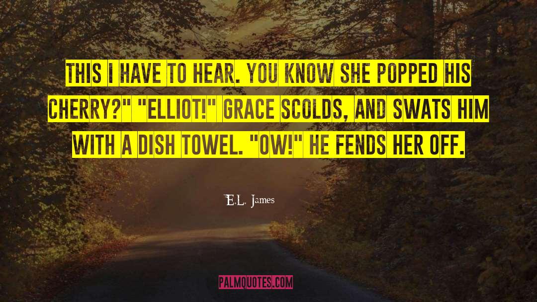 Elliot Schafer quotes by E.L. James