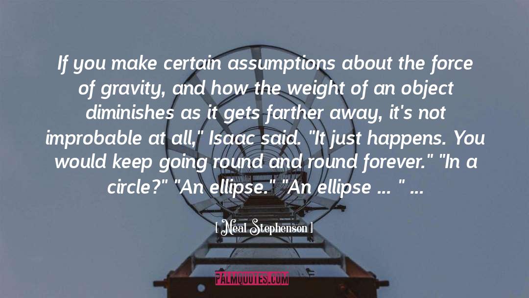 Ellipse quotes by Neal Stephenson