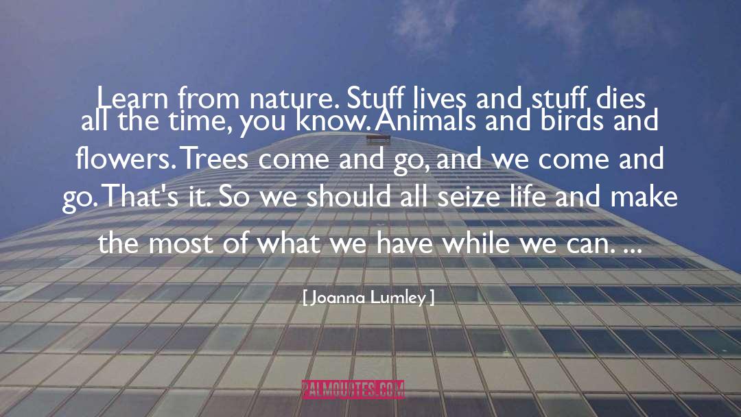 Elm Tree quotes by Joanna Lumley