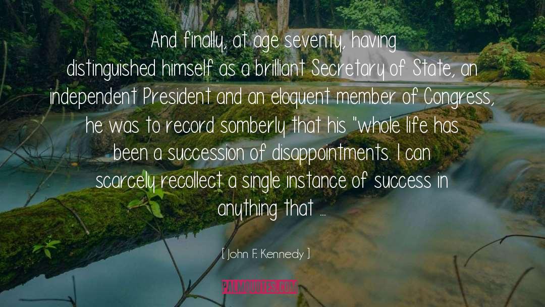 Eloquent quotes by John F. Kennedy