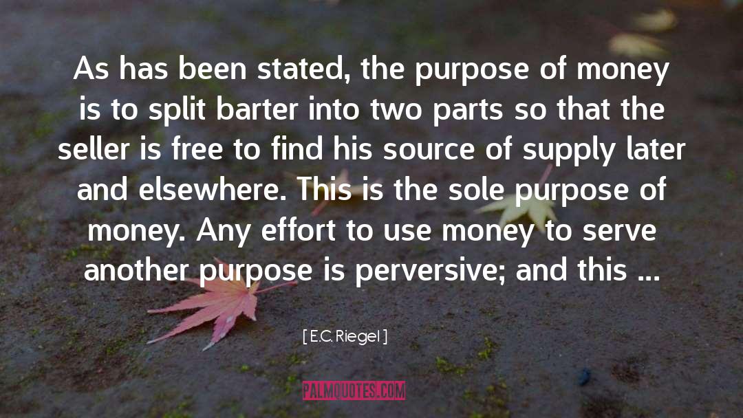 Elsewhere quotes by E.C. Riegel