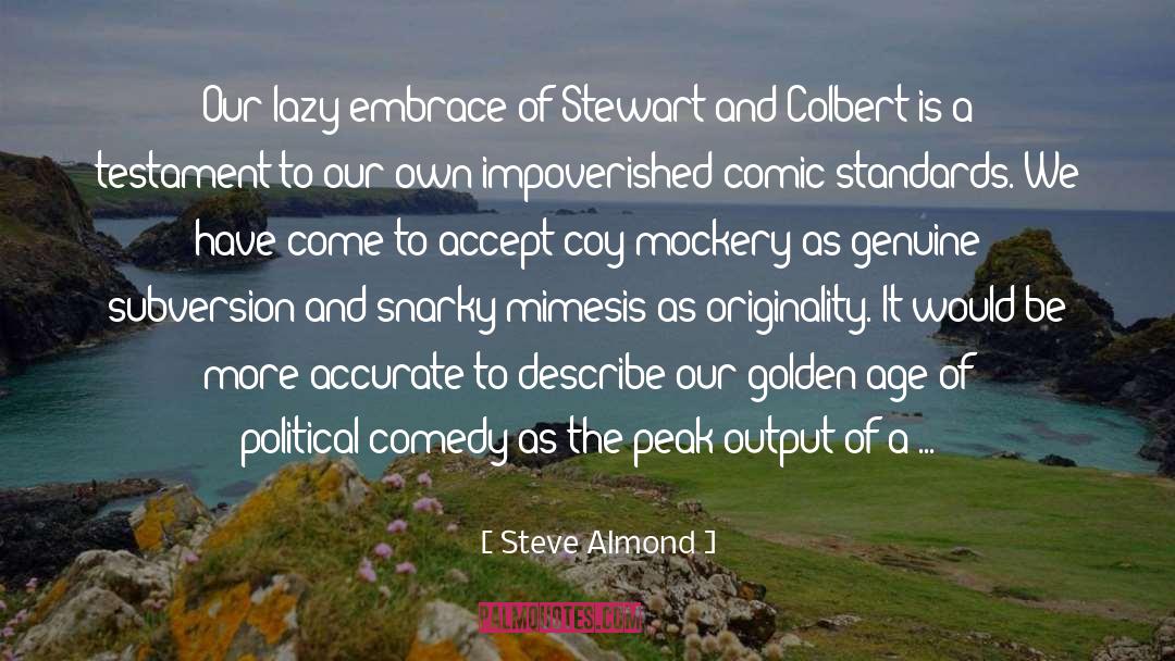 Elspeth Stewart quotes by Steve Almond