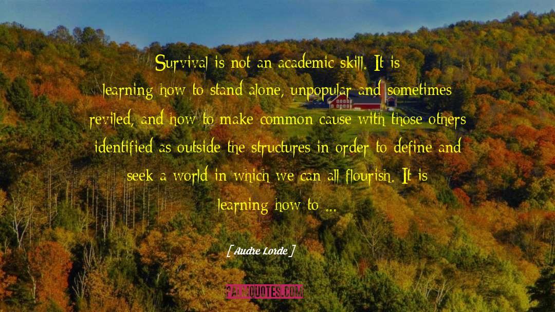 Elucidate Define quotes by Audre Lorde