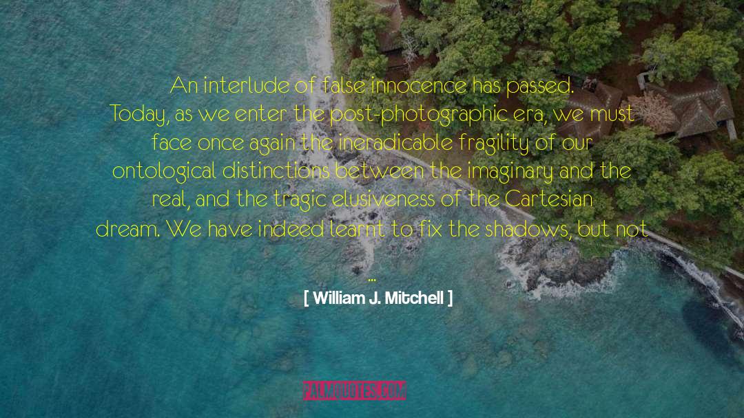 Elusiveness quotes by William J. Mitchell