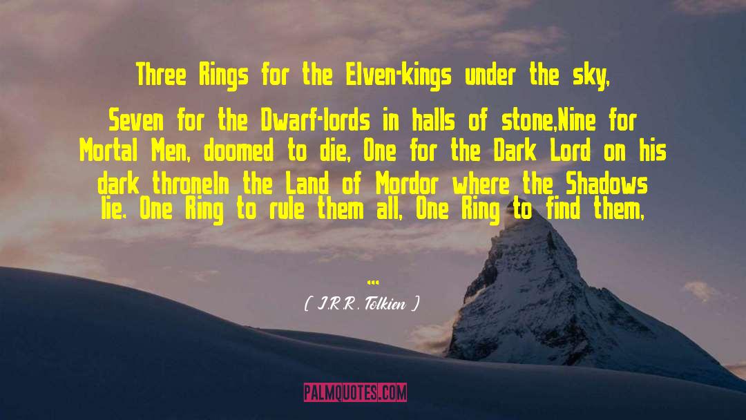 Elven quotes by J.R.R. Tolkien