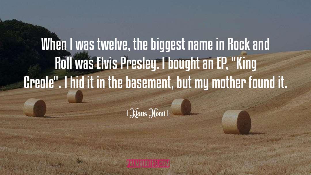 Elvis quotes by Klaus Nomi