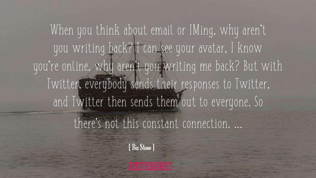 Email Communications quotes by Biz Stone