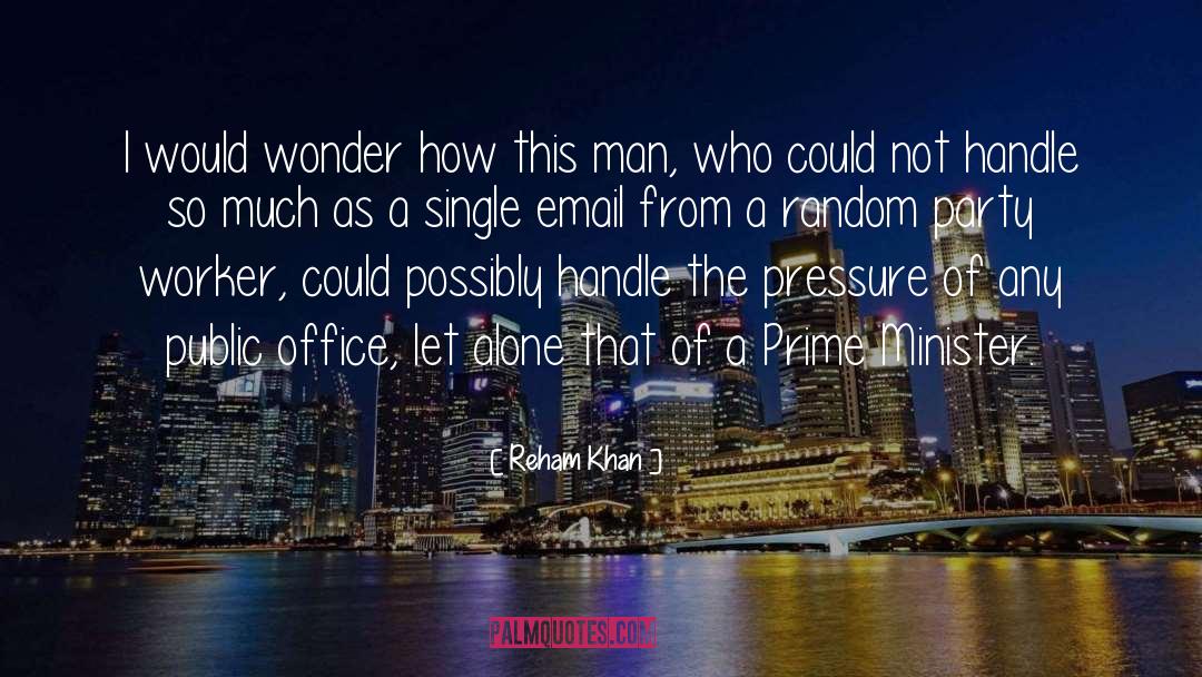 Email Communications quotes by Reham Khan