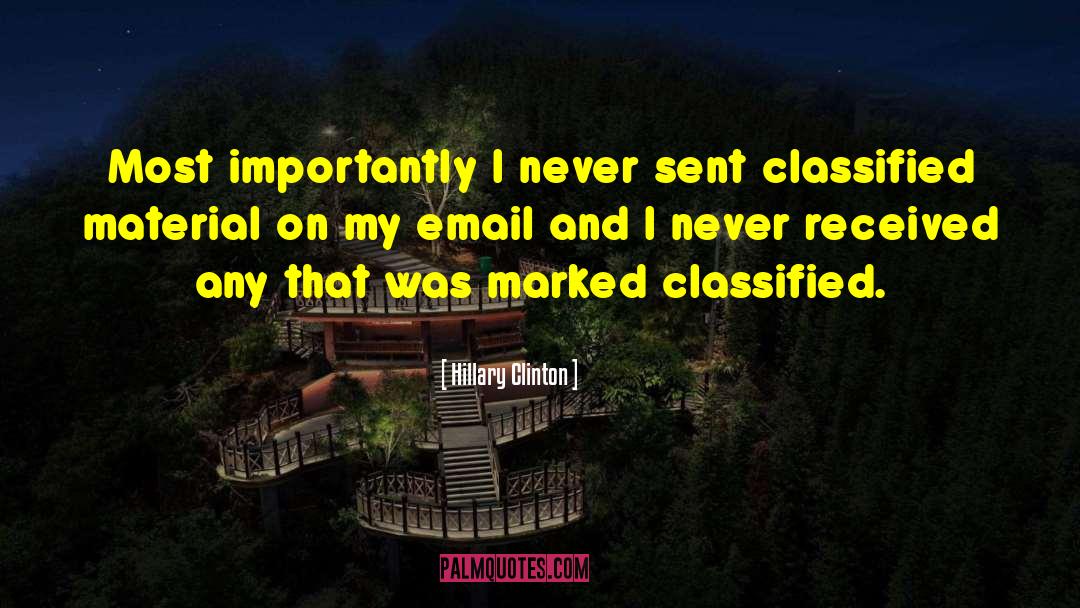 Email quotes by Hillary Clinton