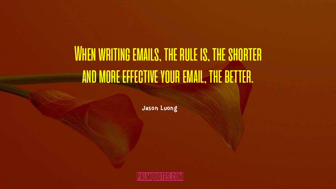 Email quotes by Jason Luong