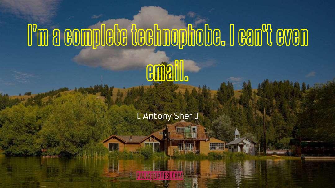 Email quotes by Antony Sher