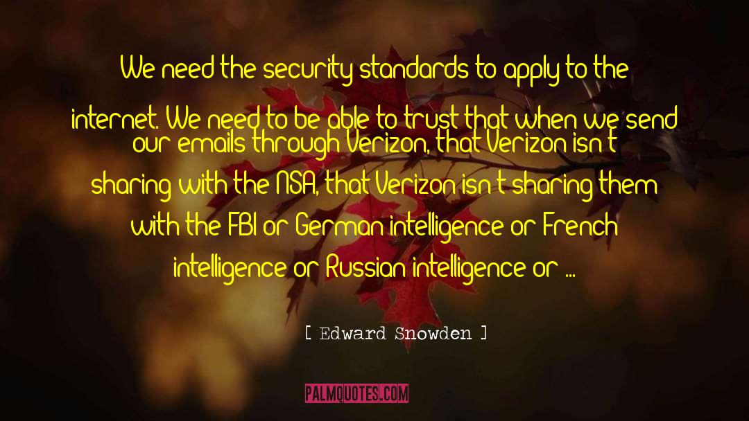 Emails quotes by Edward Snowden