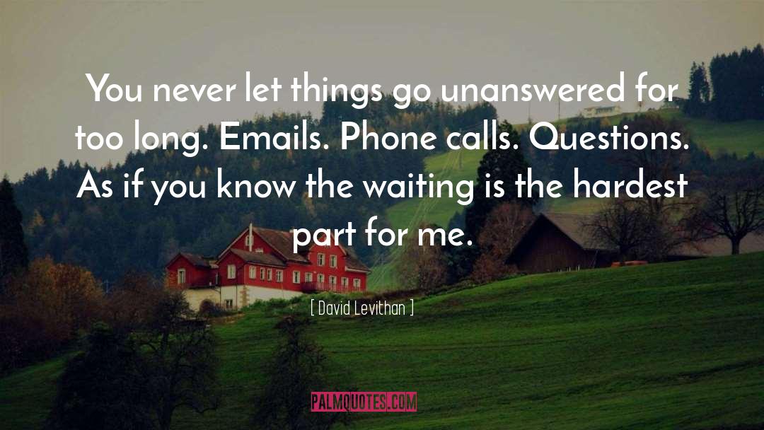 Emails quotes by David Levithan