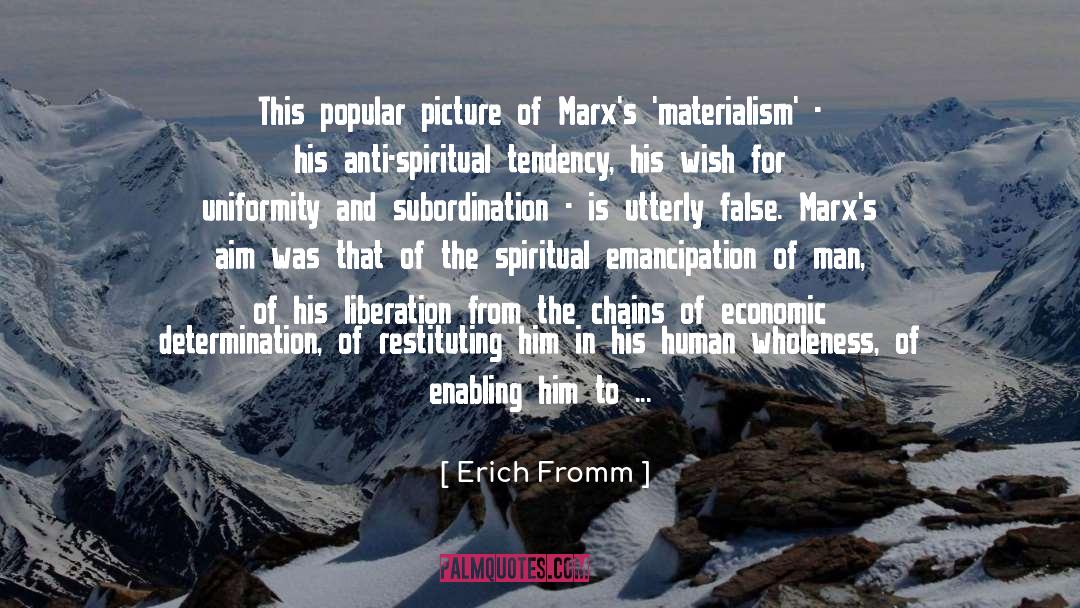 Emancipation quotes by Erich Fromm