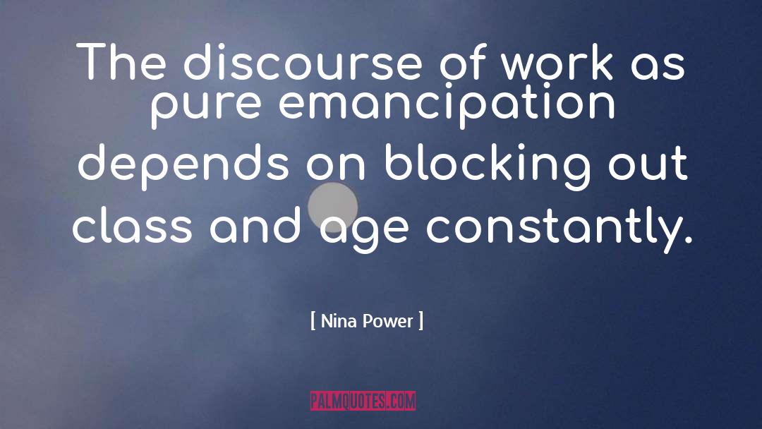 Emancipation quotes by Nina Power