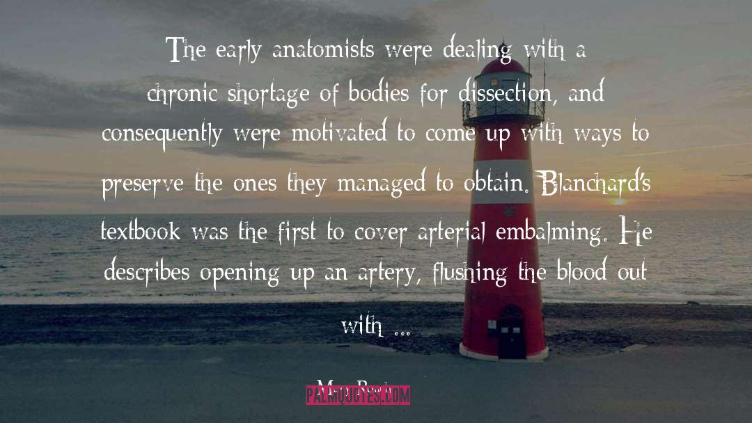 Embalming quotes by Mary Roach