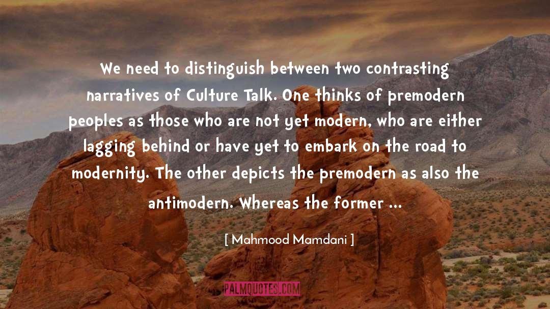 Embark quotes by Mahmood Mamdani