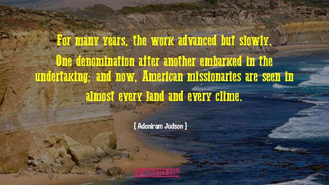 Embarked quotes by Adoniram Judson
