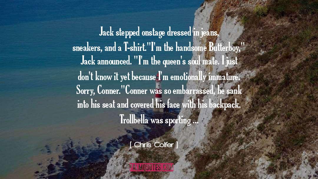 Embarrassed quotes by Chris Colfer