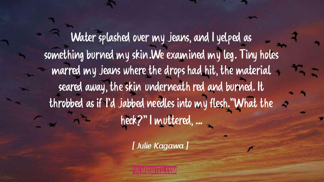 Embarrassed quotes by Julie Kagawa