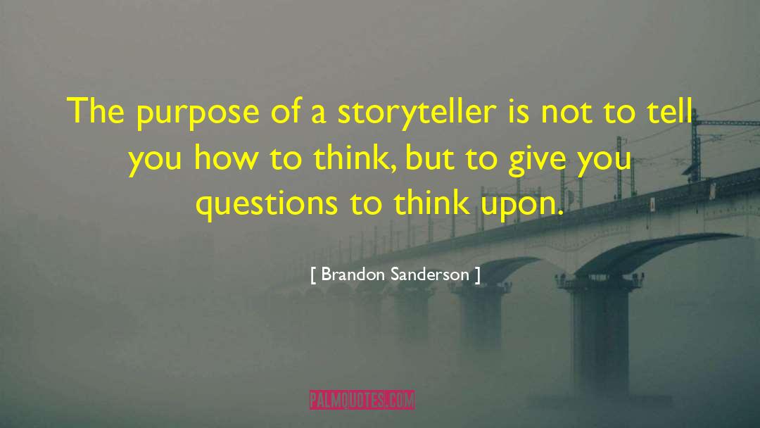 Embarrassing Questions quotes by Brandon Sanderson