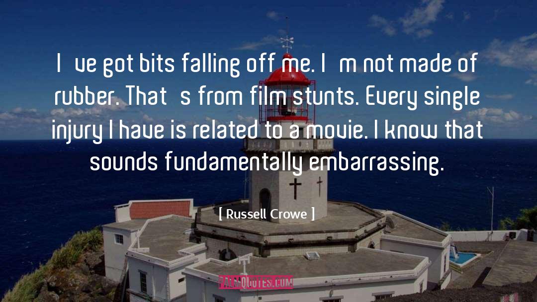 Embarrassing quotes by Russell Crowe