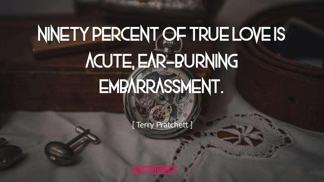 Embarrassment quotes by Terry Pratchett
