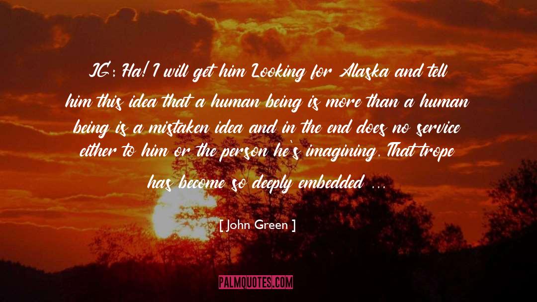 Embedded quotes by John Green